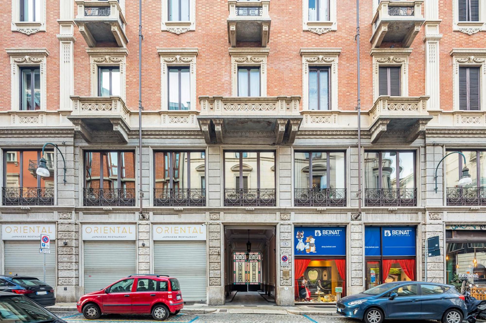 Piazza Castello Central Studio Turyn Zewnętrze zdjęcie